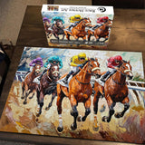 Race Horses Art Jigsaw Puzzle 1000 Piece