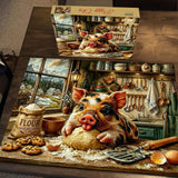 Piggy Chef Jigsaw Puzzle 1000 Pieces