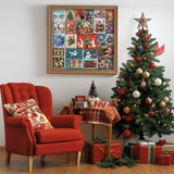Stamps Christmas Avvent Calendar puzzle puzzle 1000 pezzi