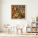 Holiday Farm Friends Diamond Painting Kit