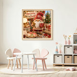 Christmas Gnome Bakery Diamond Painting Kit