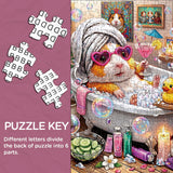 Bathing Guinea Pig Jigsaw Puzzle 1000 Pieces
