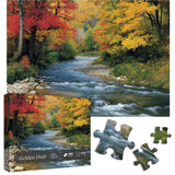 Goldenes Drift -Puzzle 1000 Stücke