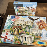 American Landmarks Journey Jigsaw Puzzle 1000 Pieces
