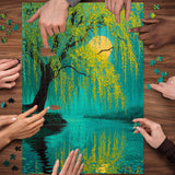 Animales en el rompecabezas de inodoro 1000 piezas