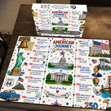 American Historical Timeline Jigsaw Puzzle 1000 Piece