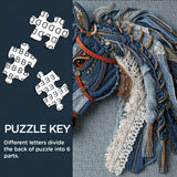 Denim Horse Jigsaw Puzzle 1000 Pieces