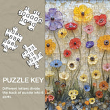 Wildflower Glass Art Jigsaw Puzzle 1000 Pieces