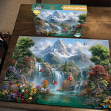 Waterfall Fairyland Jigsaw Puzzle 1000 Pieces
