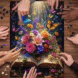 Book Blooms & Butterflies Jigsaw Puzzle 1000 Pieces