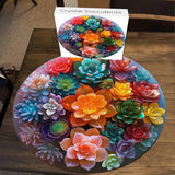 Suculentos de cristal rompecabezas Puzzle 1000 piezas