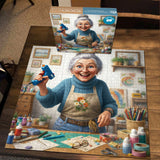 Creative Grandma Jigsaw Puzzle 1000 Pieces