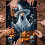 Pumpkin Ghost Parade Jigsaw Puzzle 1000 Pieces