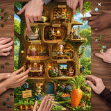 Rabbit Treehouse Jigsaw Puzzle 1000 Piece