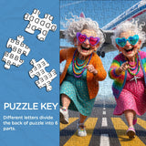 Wanderlust Grannies Jigsaw Puzzle 1000 Pieces