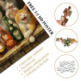 Happy Cat Wine Party Jigsaw Puzzle 1000 Pieces