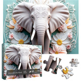 Éléphant gracieux puzzle 1000 pièces