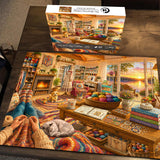 The Weaving Cottage Jigsaw Puzzle 1000 Piece