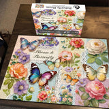 Butterfly Bloom Jigsaw Puzzle 1000 Pieces