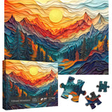Vibrant Mountains Jigsaw Puzzle 1000 Pieces