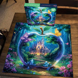 Regentropfen -Apfel -Puzzles 1000 Stücke