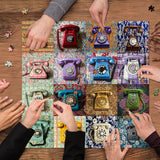 Telefoni vintage puzzle puzzle 1000 pezzi