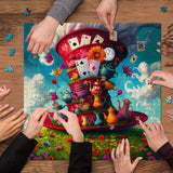 Psychedelic Rasing Jigsaw Puzzle 1000 Stücke