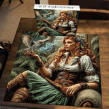 Psychedelic Rasing Jigsaw Puzzle 1000 Stücke
