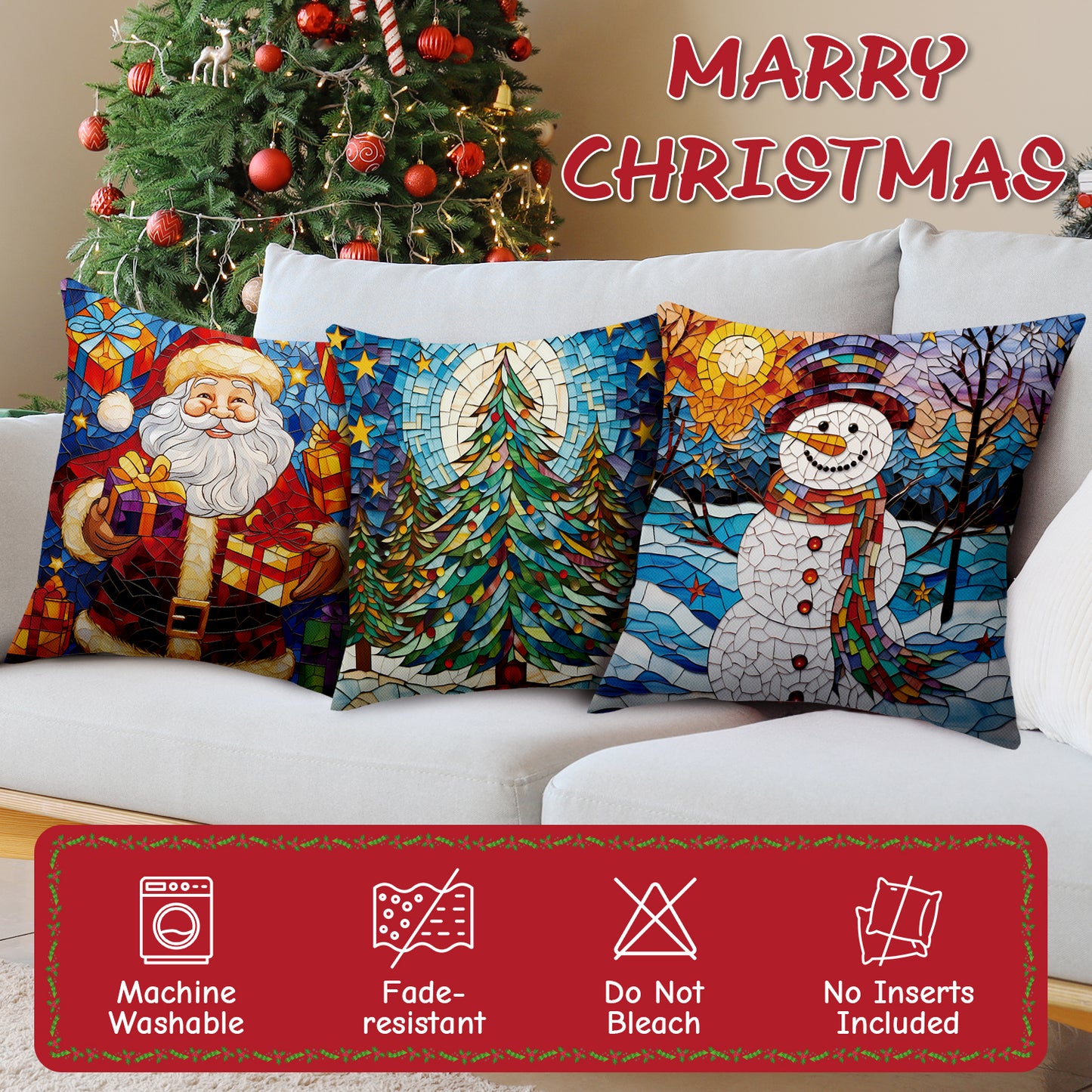 Snowman Throw Pillow Covers