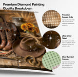 Vintage Western Spirit Diamond Painting Kit