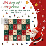Calendario della scena di neve di Natale PULLE 1000 pezzi