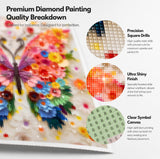 Colorful Wings Diamond Painting Kit