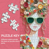 The Button Muse Jigsaw Puzzle 1000 Pieces