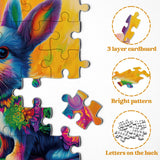 Rainbow Bunny Jigsaw Puzzle 1000 pièces