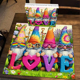 Lovely Gnome Squad Jigsaw Puzzle 1000 Pieces