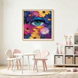 Floral Eye Diamond Painting Kit