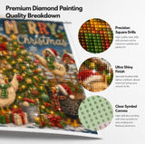 Holiday Farm Friends Diamond Painting Kit