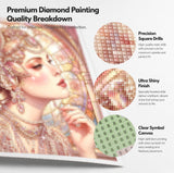 Pink Glass Muse Diamond Painting Kit