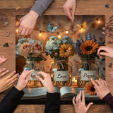 Chapapier floral puzzle 1000 pièces