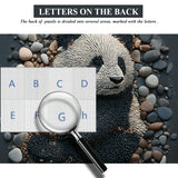 Rock Art Panda Jigsaw Puzzles 1000 piezas