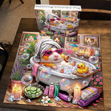 Bathing Guinea Pig Jigsaw Puzzle 1000 Pieces