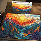 Vibrant Mountains Jigsaw Puzzle 1000 Pieces