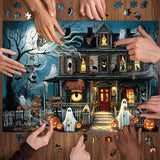 Ghostly Night Home Jigsaw Puzzle 1000 Pieces