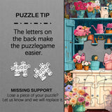 Floral Cabinet Rhythm Jigsaw Puzzle 1000 Pieces