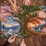 Four Seasons Tree of Life Jigsaw Puzzle 1000 Piece