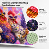 Cool Rooster Crew Diamond Painting Kit