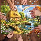 Enchanted Riverbank Jigsaw Puzzle 1000 Pieces