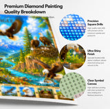 Eagle Life Cycle Diamond Painting Kit