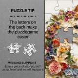 Floral Horse Collage Jigsaw Puzzle 1000 Pieces