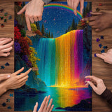 Rainbow Cascade Jigsaw Puzzle 1000 Pieces